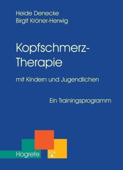 Buchcover: Kopfschmerz-Therapie mit Kindern und Jugendlichen, ISBN 9783801713133