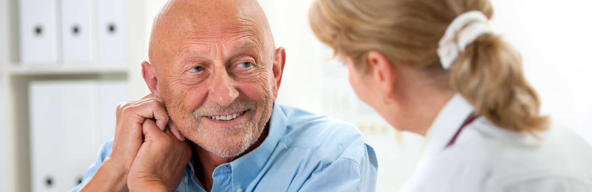 Patient in einer Behandlungssituation